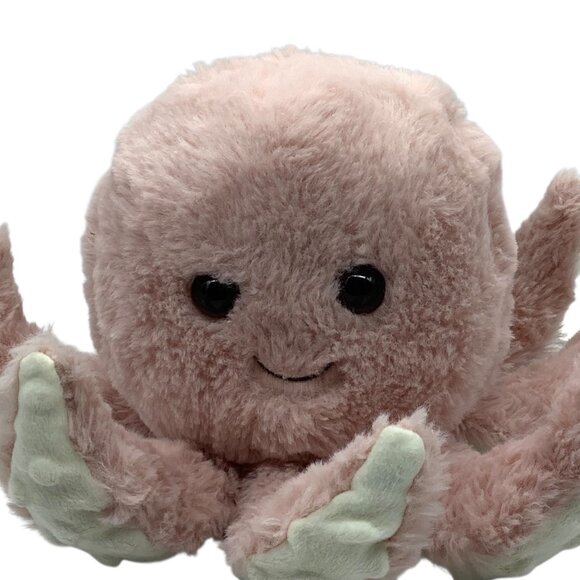 Pink & White Octopus Plush Cuddly Soft Toy Stuffed Animal 1616 Holdings - Picture 2 of 6
